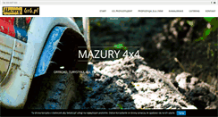 Desktop Screenshot of mazury4x4.pl