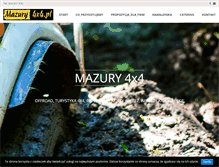 Tablet Screenshot of mazury4x4.pl